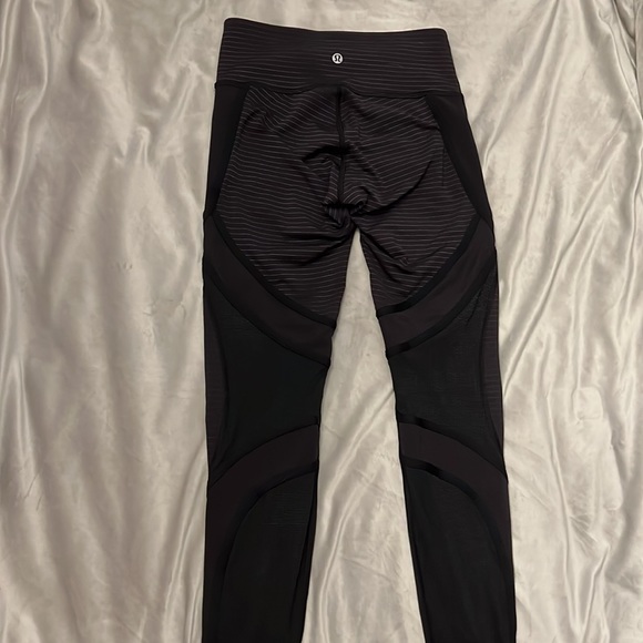 COPY - RARE Lululemon Conduit Tights Stripe Leggings size 4 - Picture 6 of 10